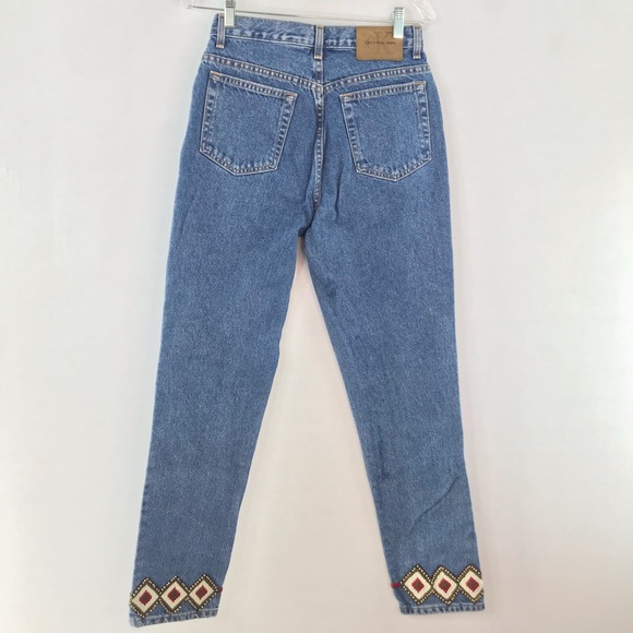 Calvin Klein Double Stone Wash Classic High Rise Y2K Jeans - Picture 3 of 15